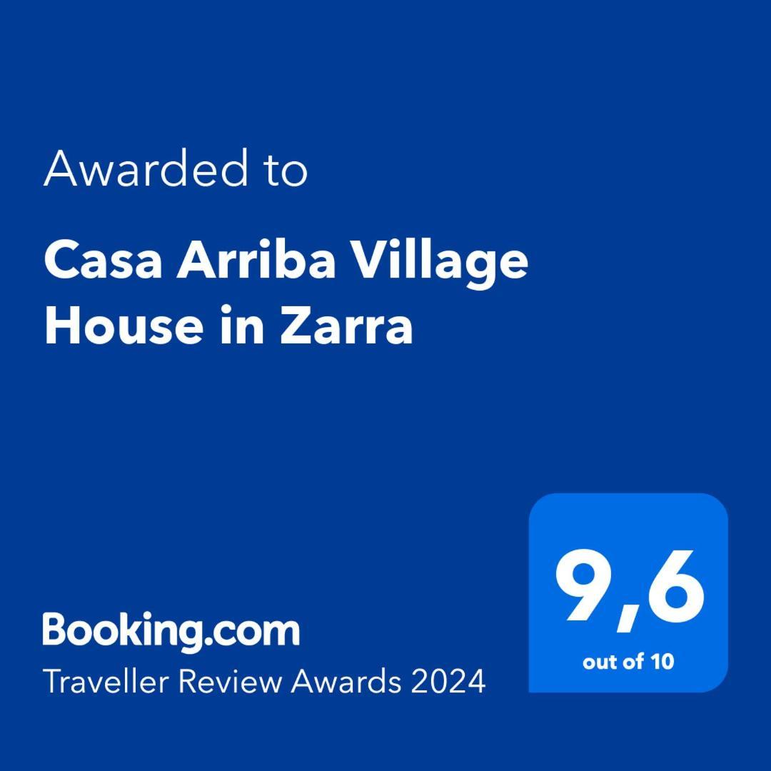 Casa Arriba Village House In Zarra Eksteriør billede